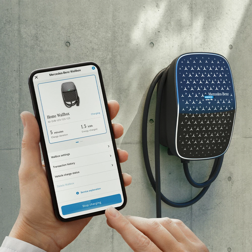 Зарядные станции для электромобилей Зарядная станция Mercedes-Benz Wallbox Home