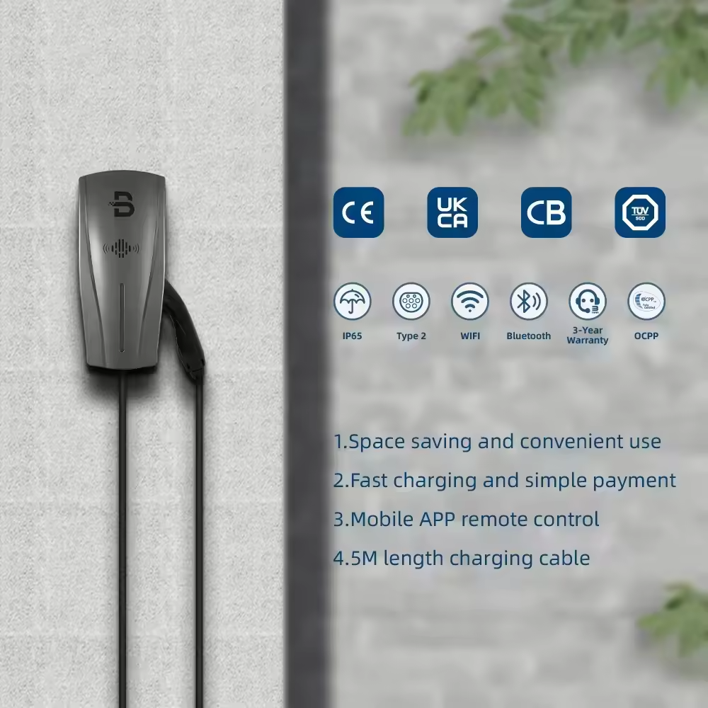 Зарядные станции для электромобилей Зарядная станция Beny BCP-AT2N-L 22kWt T2