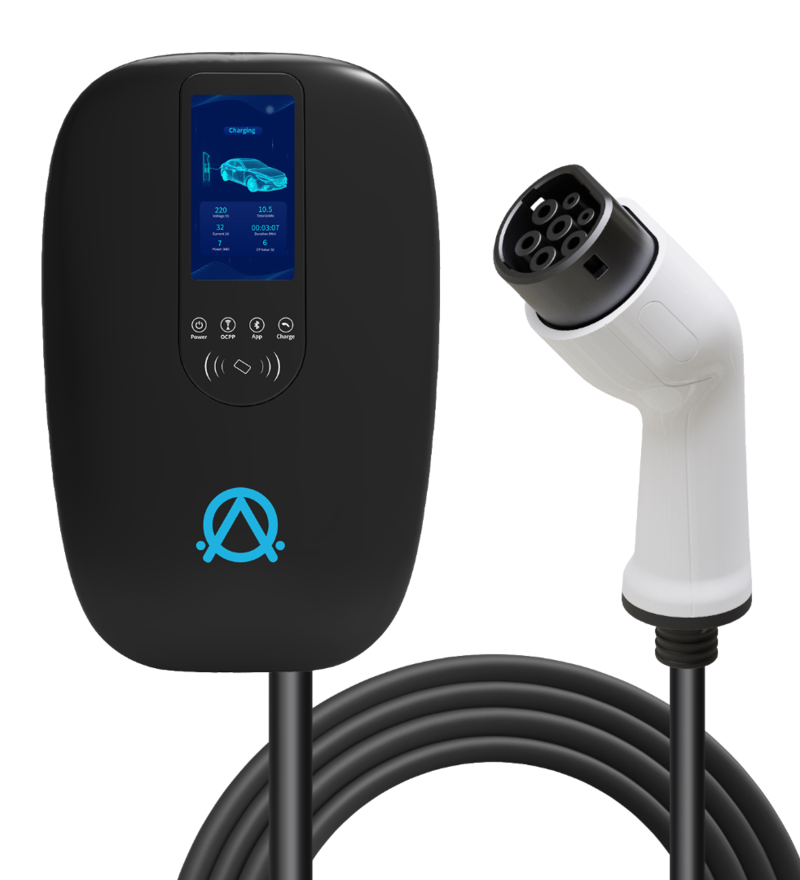 Зарядные станции для электромобилей Зарядная станция Aurora Smart Home 7.4 kW GB/T, Black