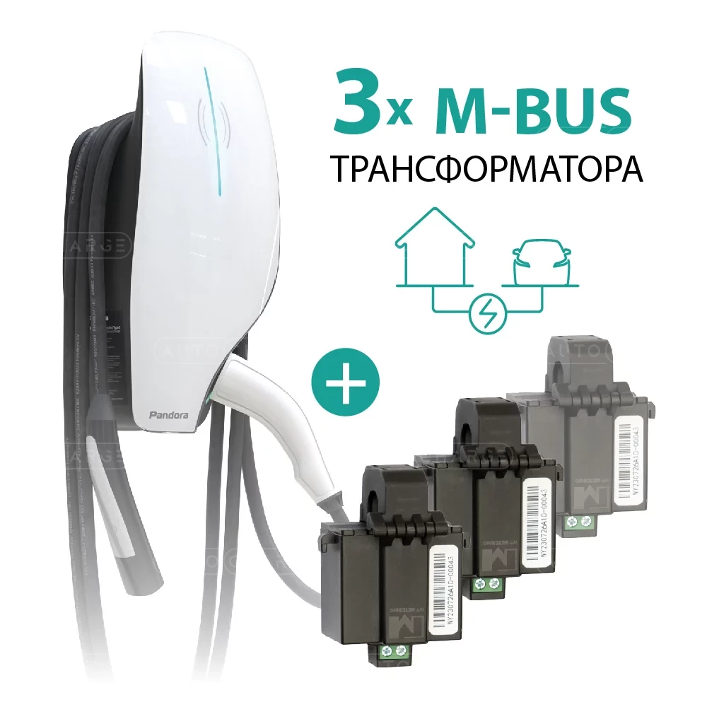 Зарядные станции для электромобилей Зарядная станция Pandora Wall-E TT AC 22 кВт Home Edition v4 (со следящим режимом)