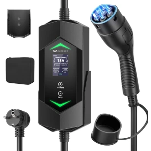 Зарядное устройство Auxus Type 2 6-16A WiFi (11 кВт, 3 фазы)