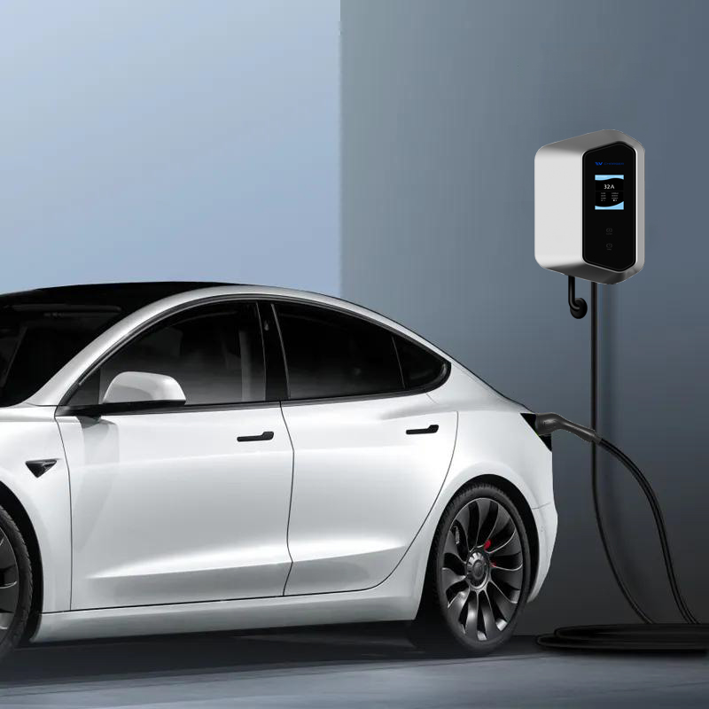 Зарядные станции для электромобилей Зарядная станция Auxus Tesla Nacs 6-32A, WiFi (7кВт, 1 фаза)