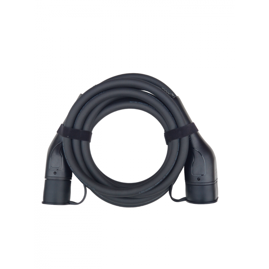 Зарядные кабели для электромобилей Зарядный кабель Auxus Type2 - Type2 (32 A, 22 кВт, 5 метров)