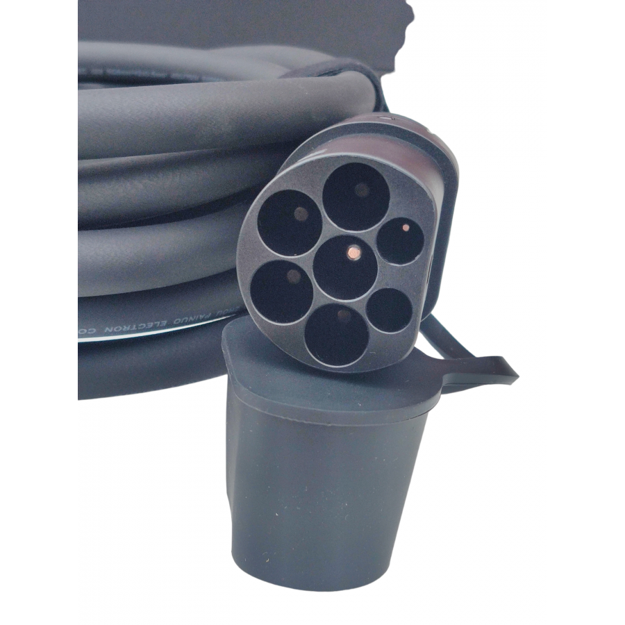 Зарядные кабели для электромобилей Зарядный кабель Auxus Type2 - Type2 (32 A, 22 кВт, 5 метров)