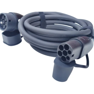 Зарядный кабель Auxus Type2 - Type2 (32 A, 22 кВт, 5 метров)