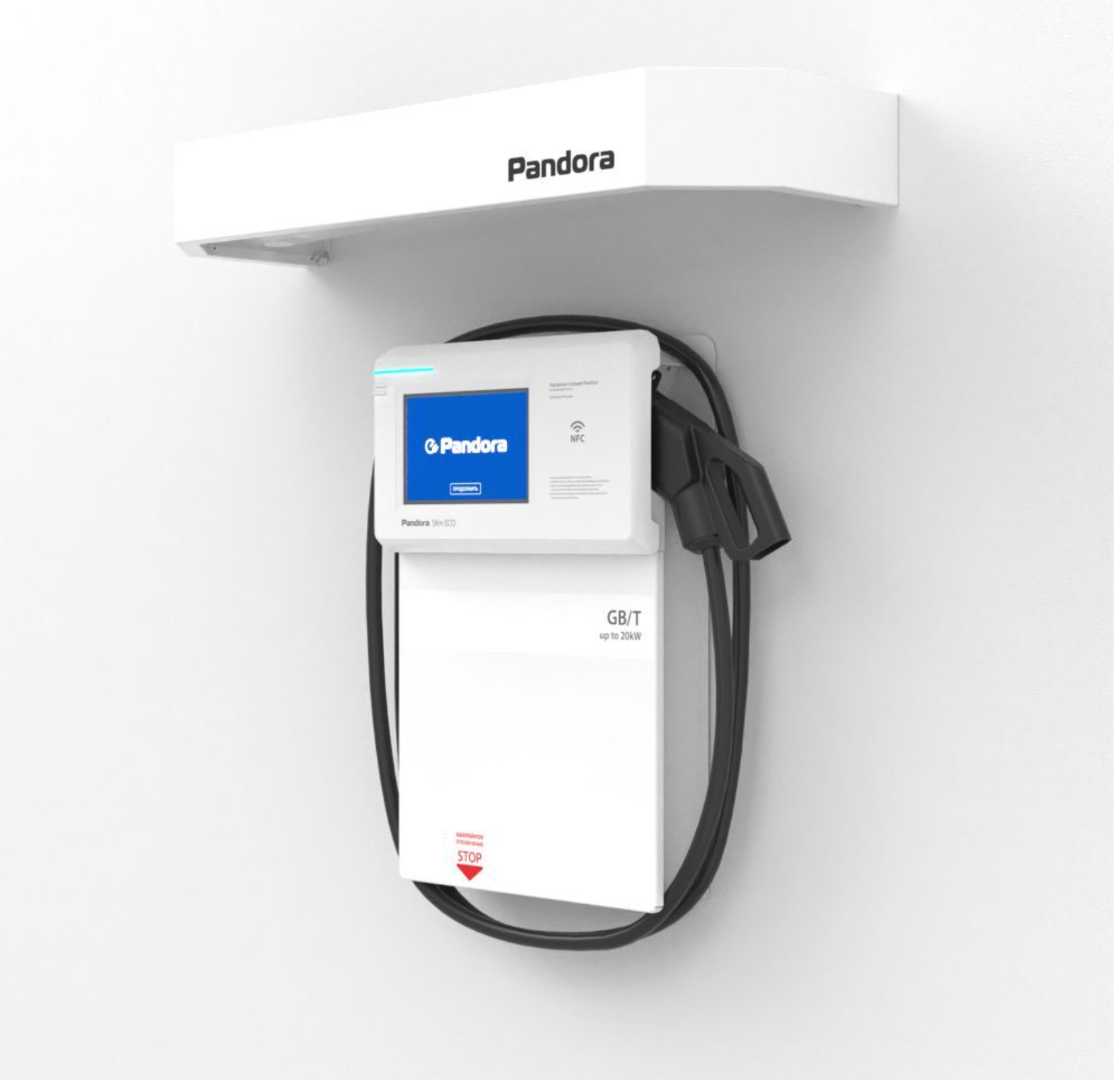 Стойки для монтажа зарядных станций Козырек для Pandora Slim
